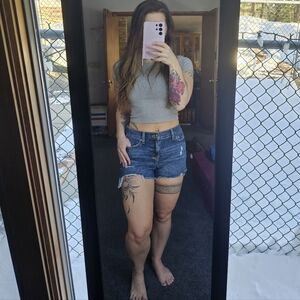 Aerie Jean Shorts Nwt